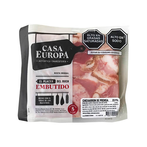 CHICHARRÓN DE PRENSA 200 G. CASA EUROPA