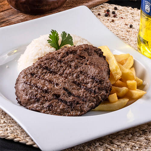 HAMBURGUESA AL PLATO + GASEOSA O AGUA + ENTRADA