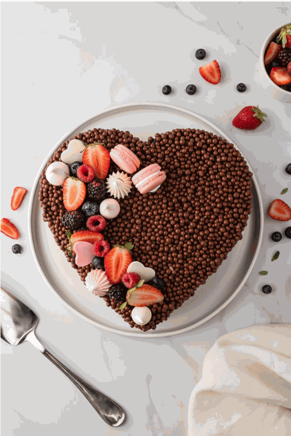 TORTA CHOCOLATE CORAZÓN